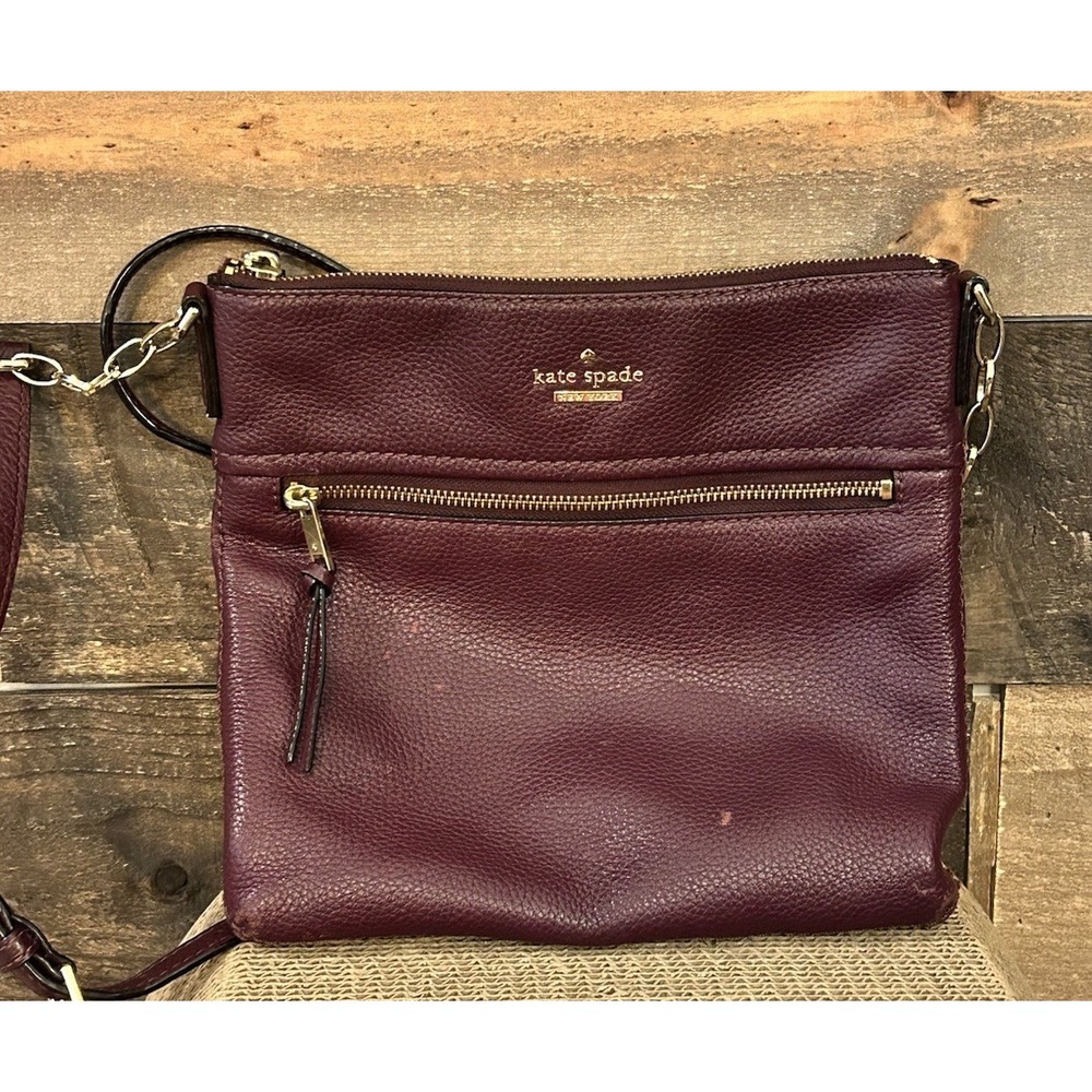 Kate Spadeâ New York Jackson Pebbled Leather Crossbody Nightcap READ
